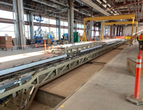 SCE Level 2 Moving Walkway Assembly Started January 2022