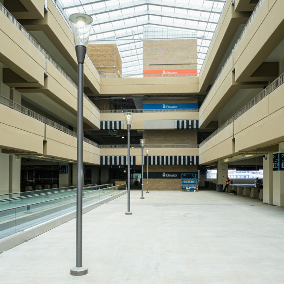 Parking garage lights August 2020