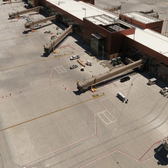 SCW apron striping July 2020