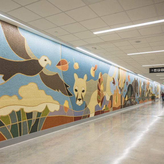 Mid Concourse tunnel mural