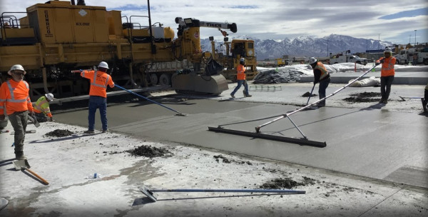 Apron paving March 2022