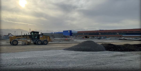 Apron tunnel grading March 2022