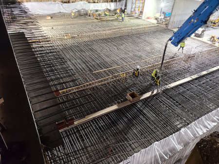 Central tunnel pour December 2021