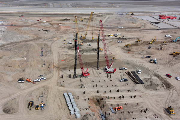 Driving piles for SCE April 2021