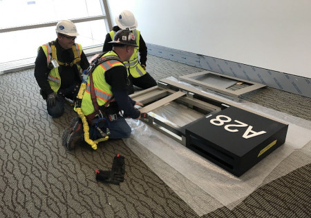 Jet bridge installation 12.7