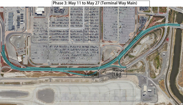 Terminal Drive Resurfacing map