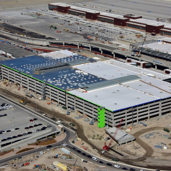 Aerial Parking Garage September 2019