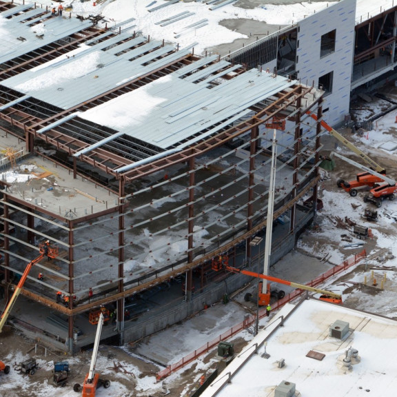 Aerial view Terminal plaza march 2018