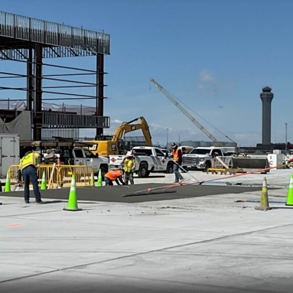 Apron RLW paving south and est side of SCE March 2022