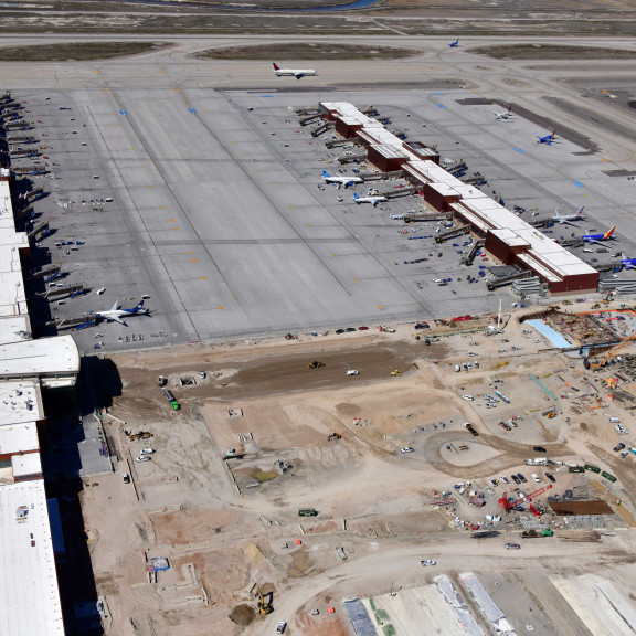 Central Tunnel Conc A and B Looking NW 03 23 22