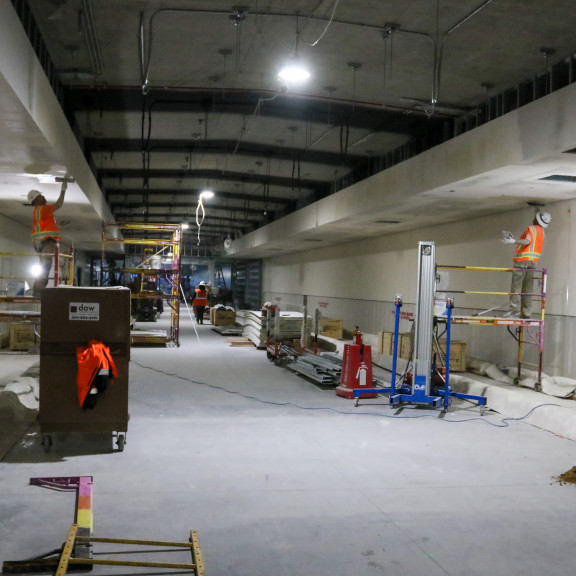 Central Tunnel Drywall Feb 2023