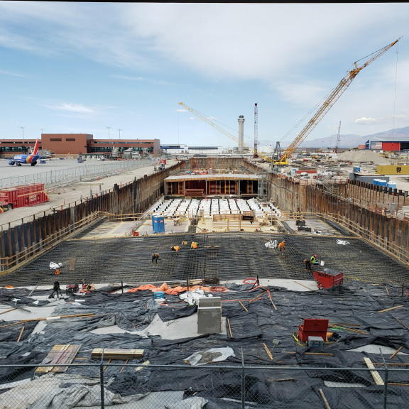 Central Tunnel cement pour prep September 2021 2