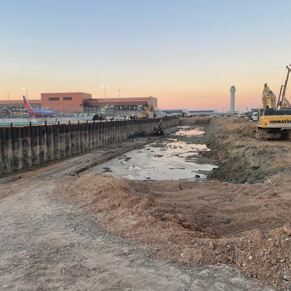 Central tunnel excavation December 2020