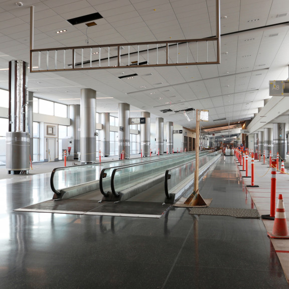 Concourse A Looking E March 2020