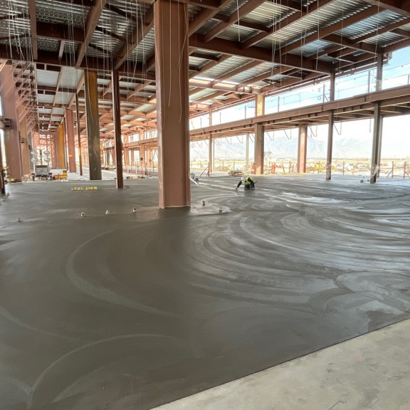Concourse a east concrete pour November 2021