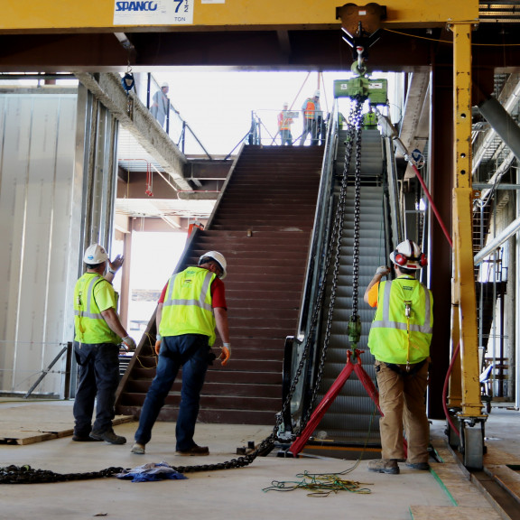 Escalator installation May 16 2018