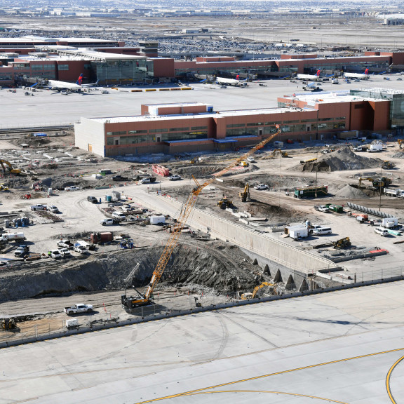Feb 2024 NCE and Midfield Tunnel Looking SW