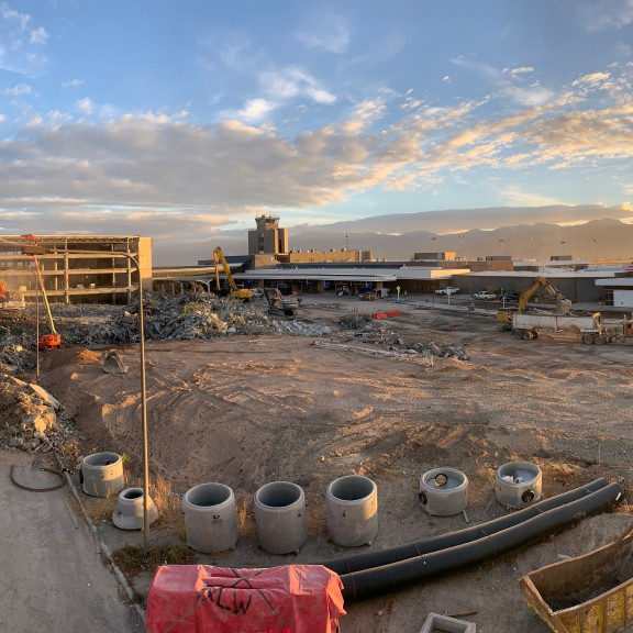 Former Parking Garage demo October 2020
