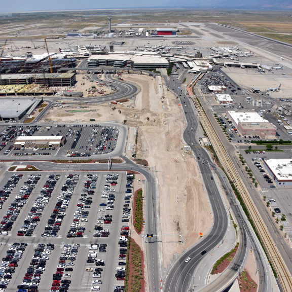 Inbound Terminal Roadways Looking North 06 26 18