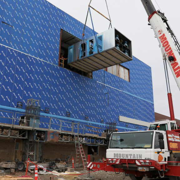 NCE Air Handler Unit installation April 25 2023