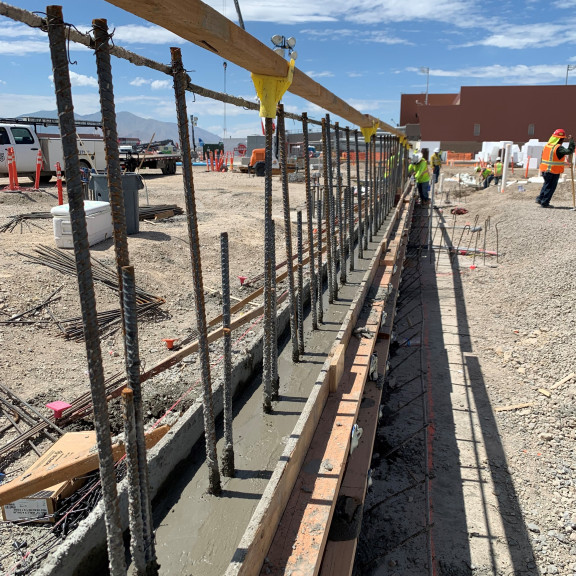 NCE Area H stem walls Aug 17 2022