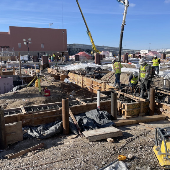 NCE Area g east foundation placement December 2022