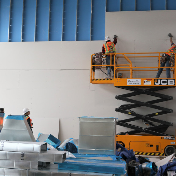 NCE Drywall install April 25 2023