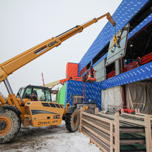 NCE Glass installation March 1 2023