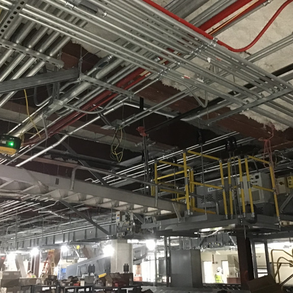 NCE L1H BHS catwalk access ladder December 2023