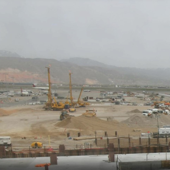 NCE North Concourse building pad April 2022