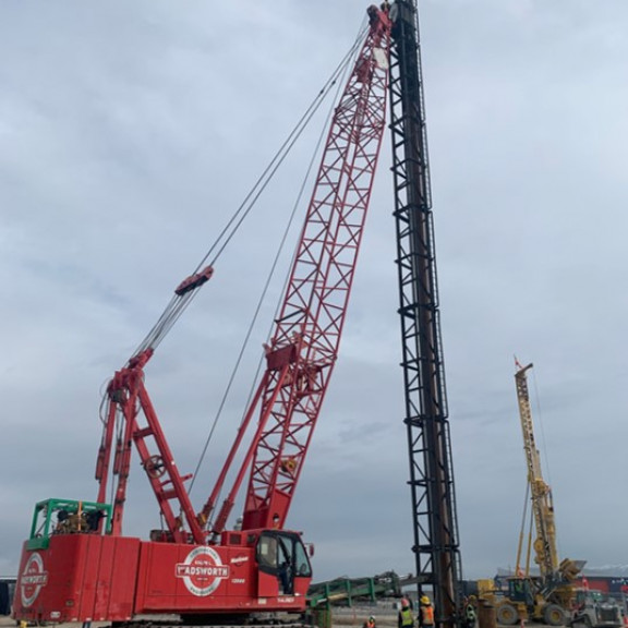 NCE pile driving April 2022