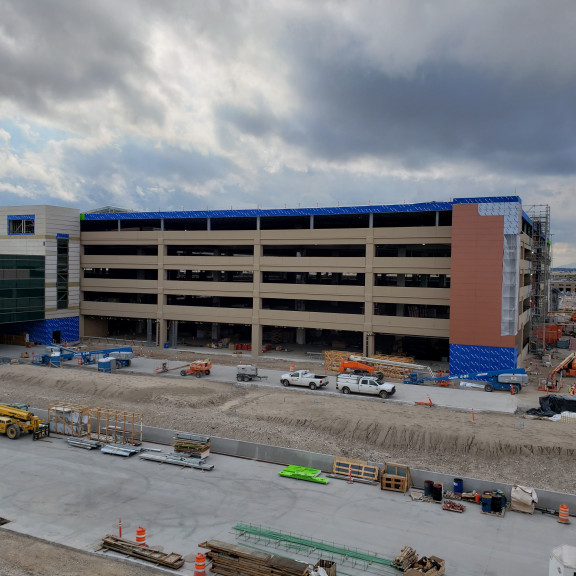 Parking garage September 2019