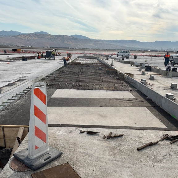 Phase 4 Airfield concrete pour prep August 2025