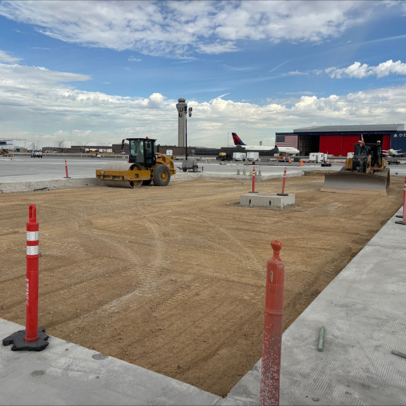 Phase 4 Airfield prep for concrete pour August 2025