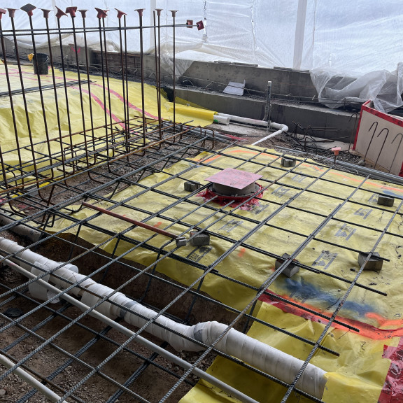 Phase 4 NCE loading dock slab on grade prep January 2025