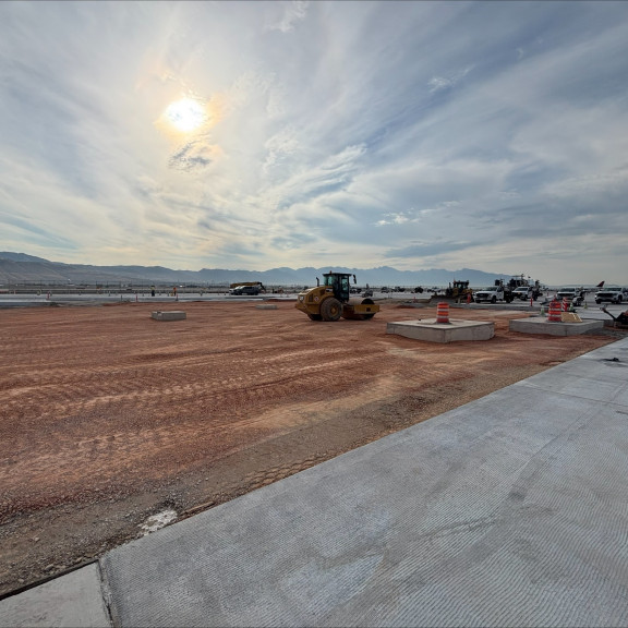 Phase 4 apron work August 2025