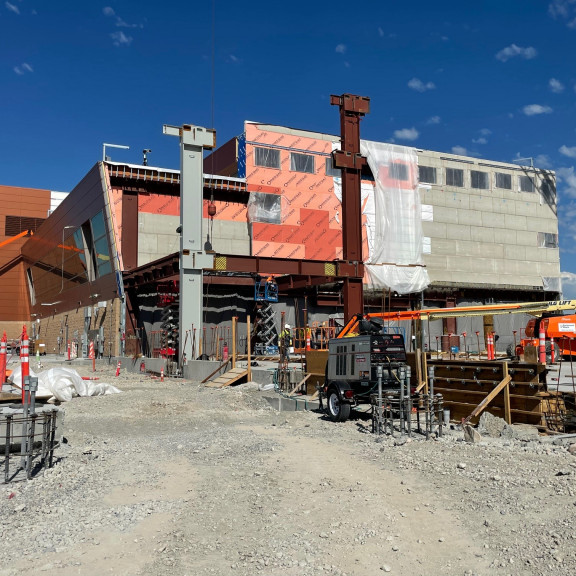 Phase 4 first steel beam 3 May 13 2024