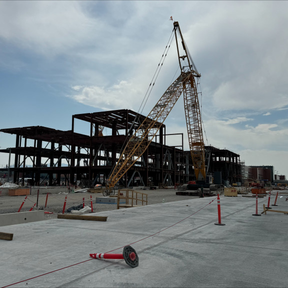 Phase 4 sequence 5 steel erection July 2024