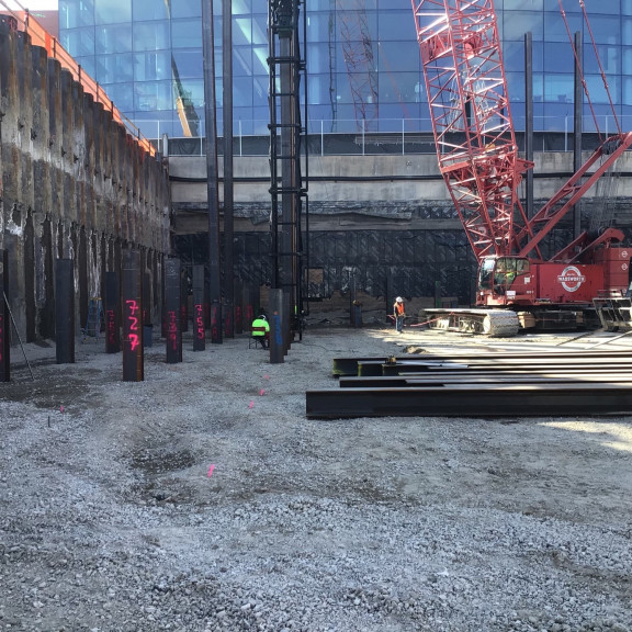 Pile driving 2 March 2021