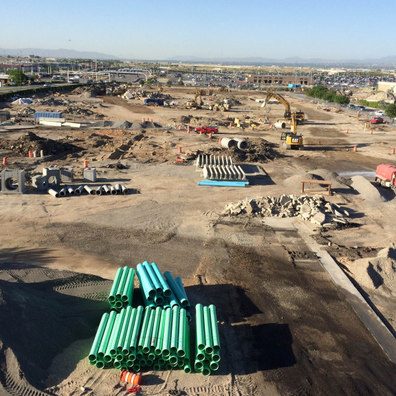 Rental Car Area After Demo