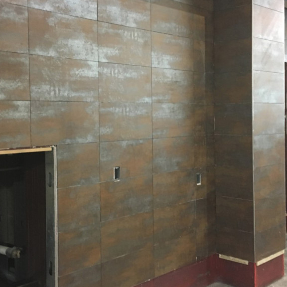 Restroom Mockup Entrance Wall