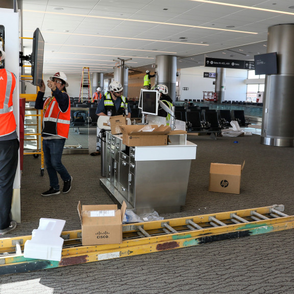 SCE Delta installing Gate Equipment March 28 2023