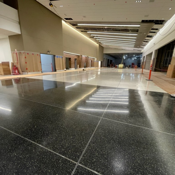 SCE Finished polished terrazzo November 2022