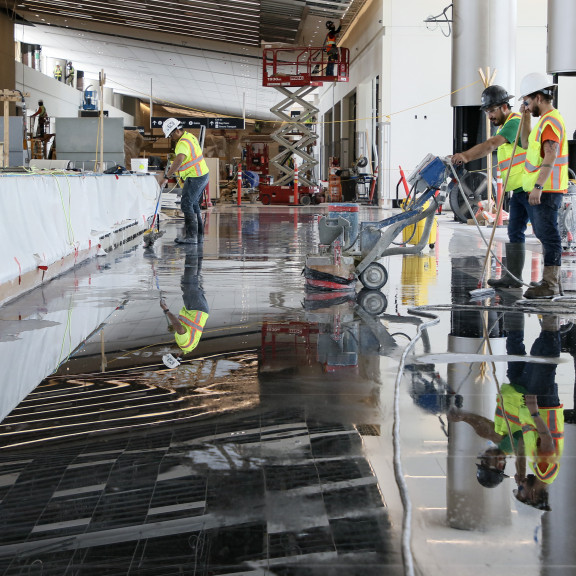 SCE L2 Sect E Terrazzo polishing 06 14 23