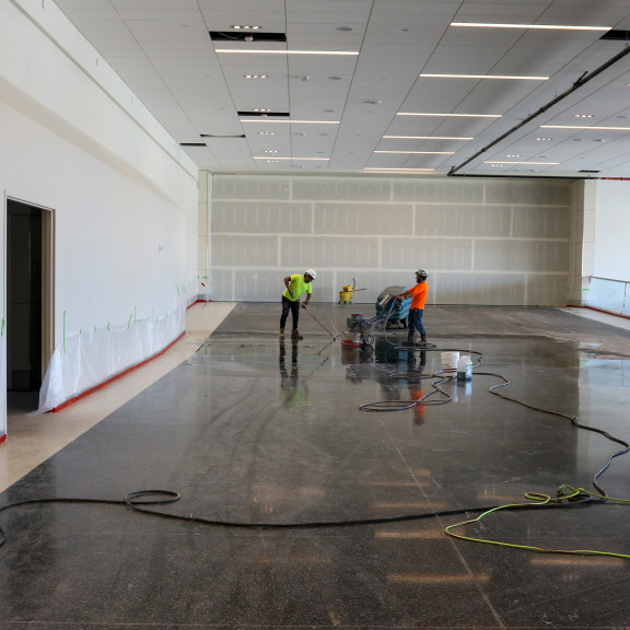 SCE Sect A Terrazzo polishing March 28 2023