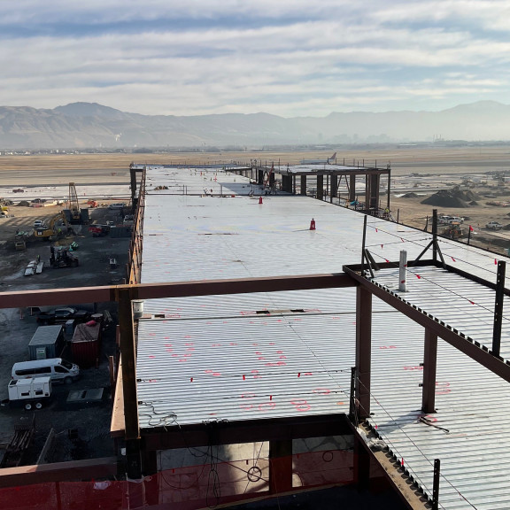 SCE structure top out November 2021