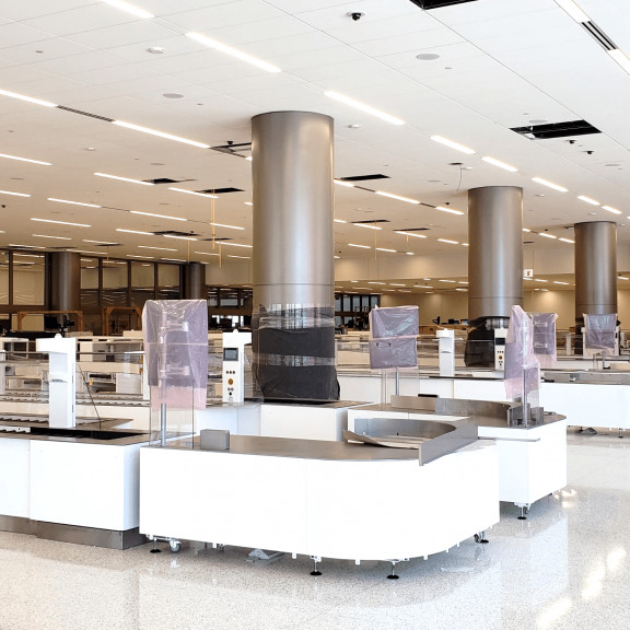 TSA checkpoint May 2020