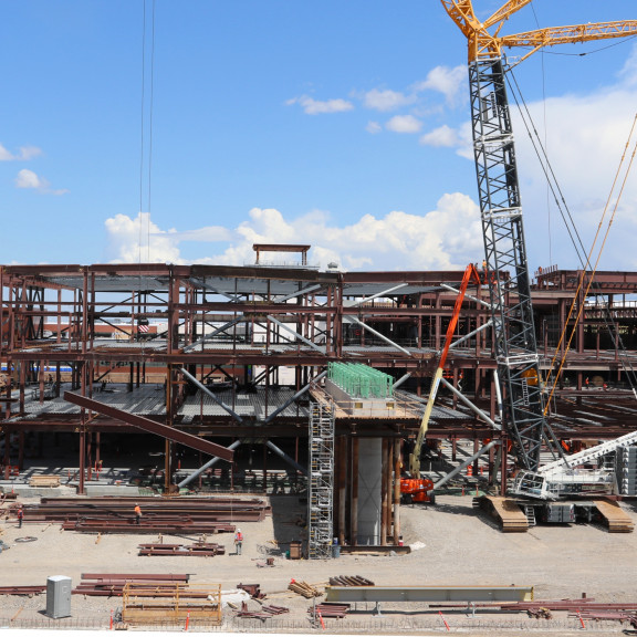 Terminal steel erection 05 18 18