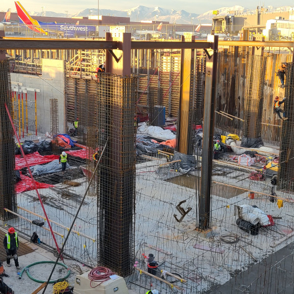 Tunnel Composite Column Rebar January 2022