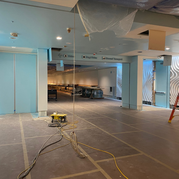 Tunnel doors installed at portals b and c November 2023